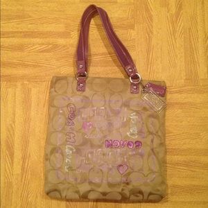 Authentic COACH tote (Read Description!)